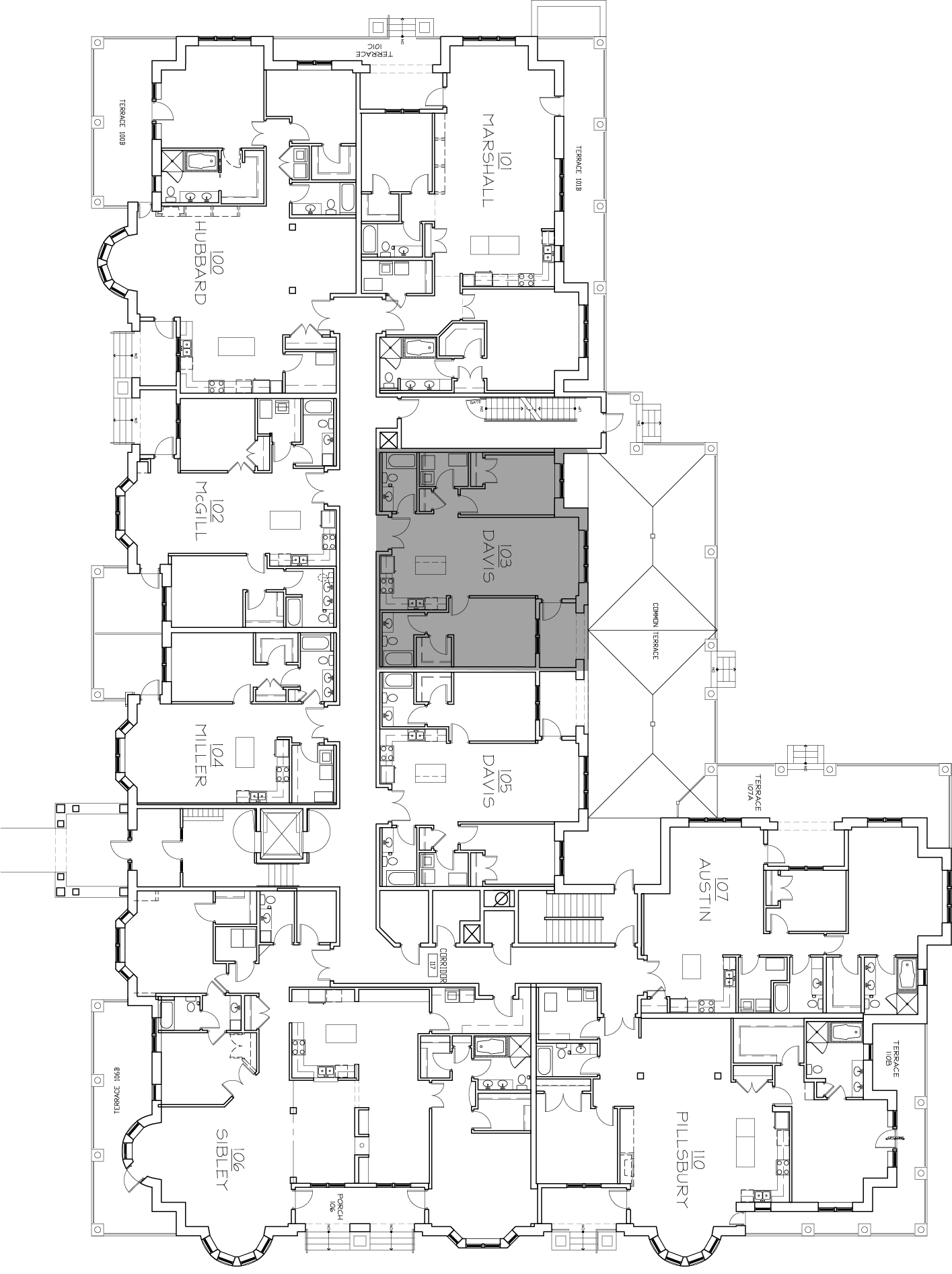 Davis Floorplan – Western Row Condominiums